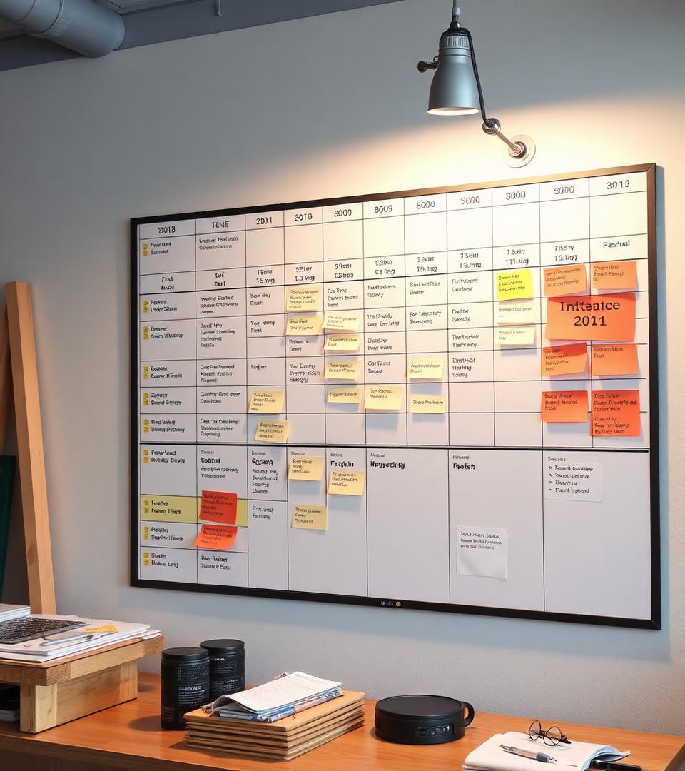 Contractor planning schedule